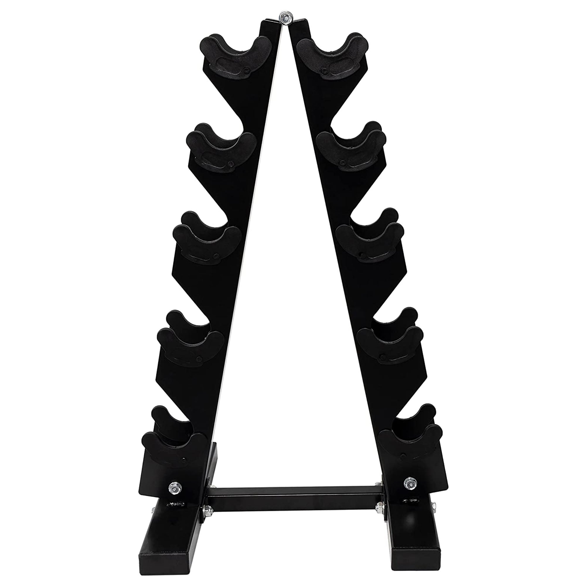 BalanceFrom 2, 3, 5, 8 & 10lb Neoprene Coated Dumbbell Set w/Rack (Open Box) - VMInnovations