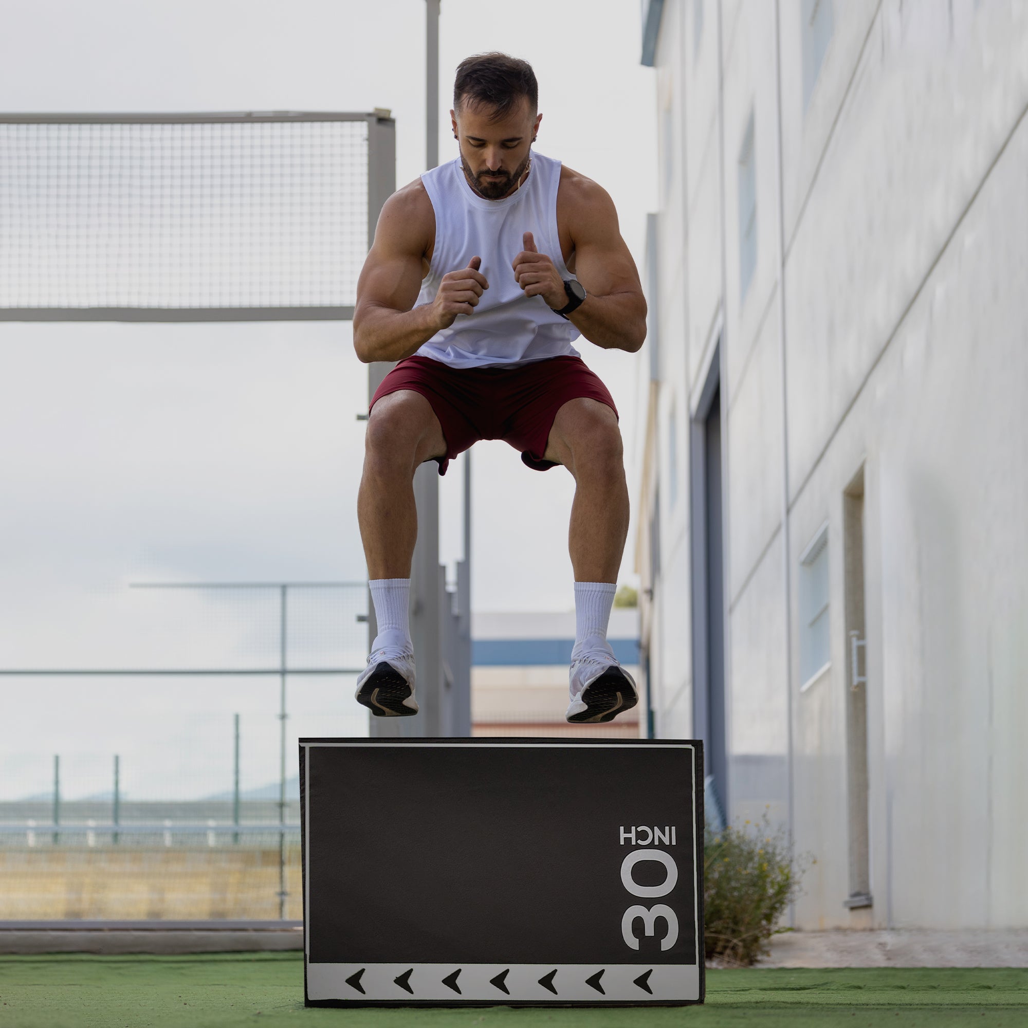 BalanceFrom Fitness 60Lb Versatile 3-in-1 Plyometric Jumping Exercise Box (Used)