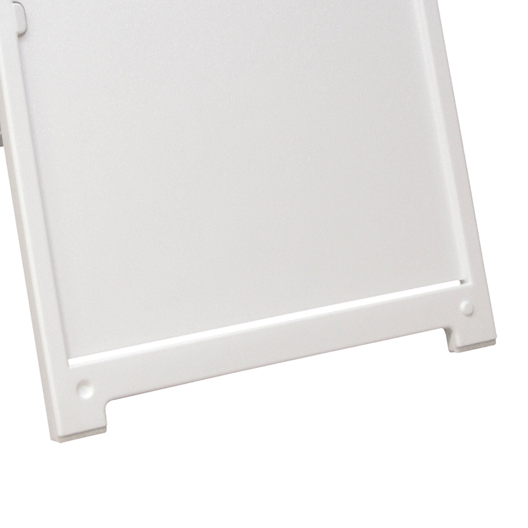 Plasticade Deluxe Signicade Folding Double Sided Sign Stand, White (3 Pack) - VMInnovations