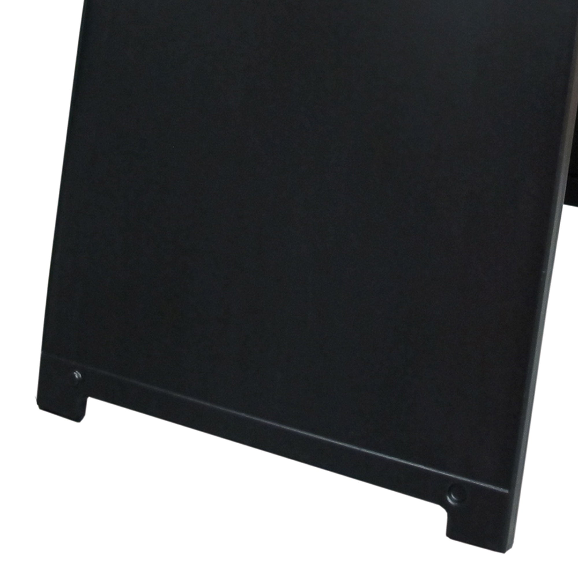 Plasticade Signicade Folding Sidewalk Double Sided Sign Stand, Black (3 Pack) - VMInnovations