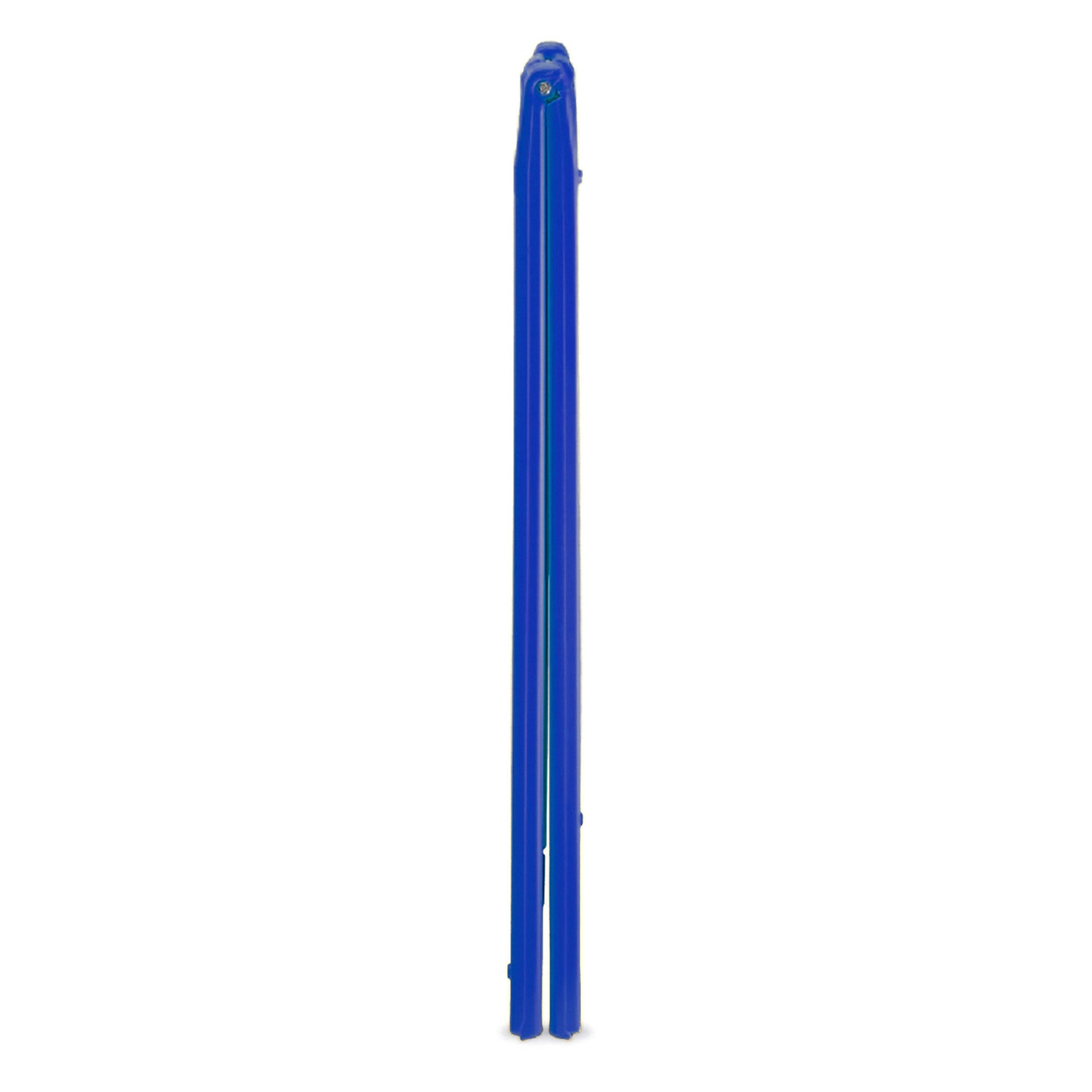 Plasticade Signicade Folding Sidewalk Double Sided Sign Stand, Blue (3 Pack)