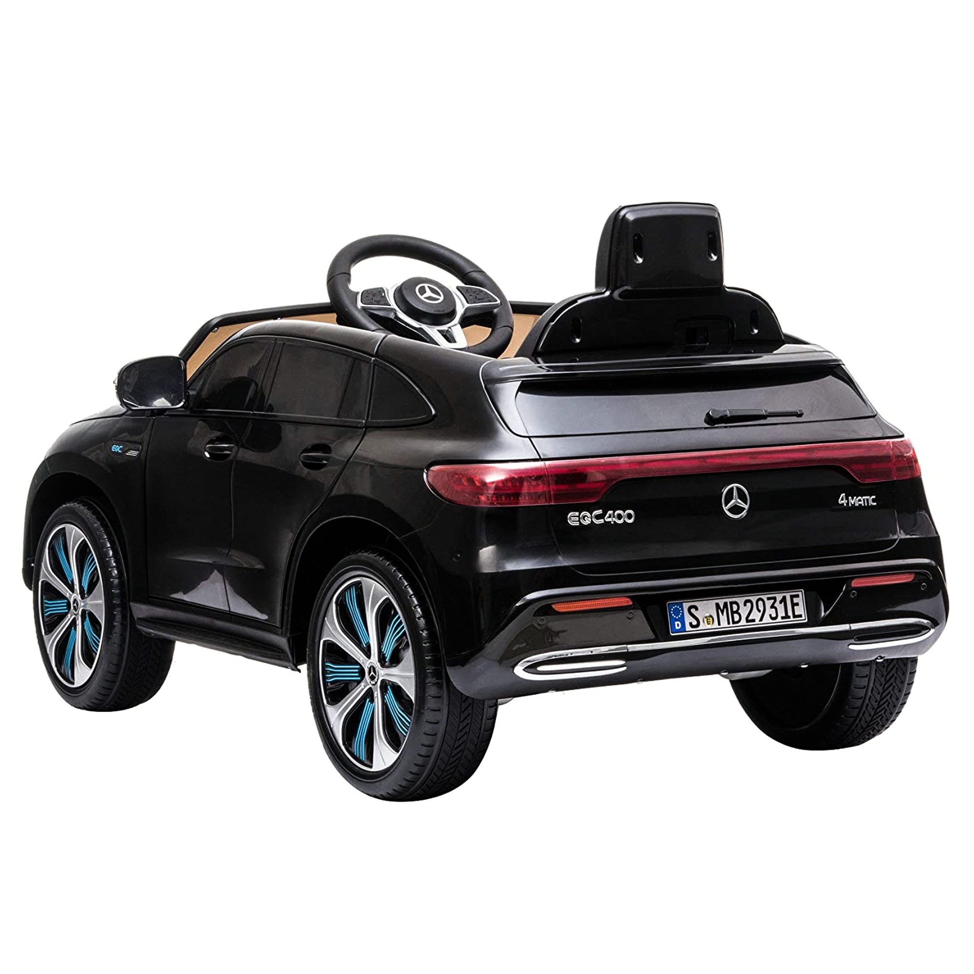 DAKOTT Mercedes Benz Crossover Battery Powered AWD Ride On SUV for Kids, Black - VMInnovations