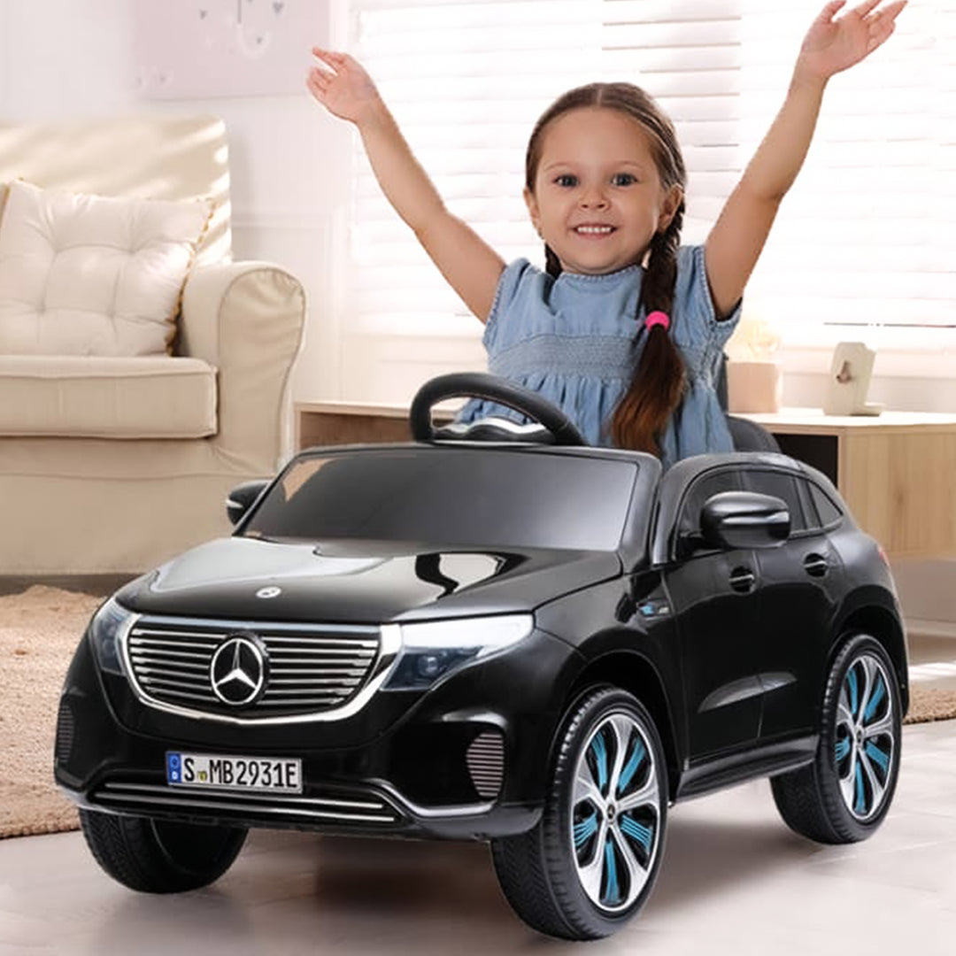 DAKOTT Mercedes Benz Crossover Battery Powered AWD Ride On SUV for Kids, Black - VMInnovations