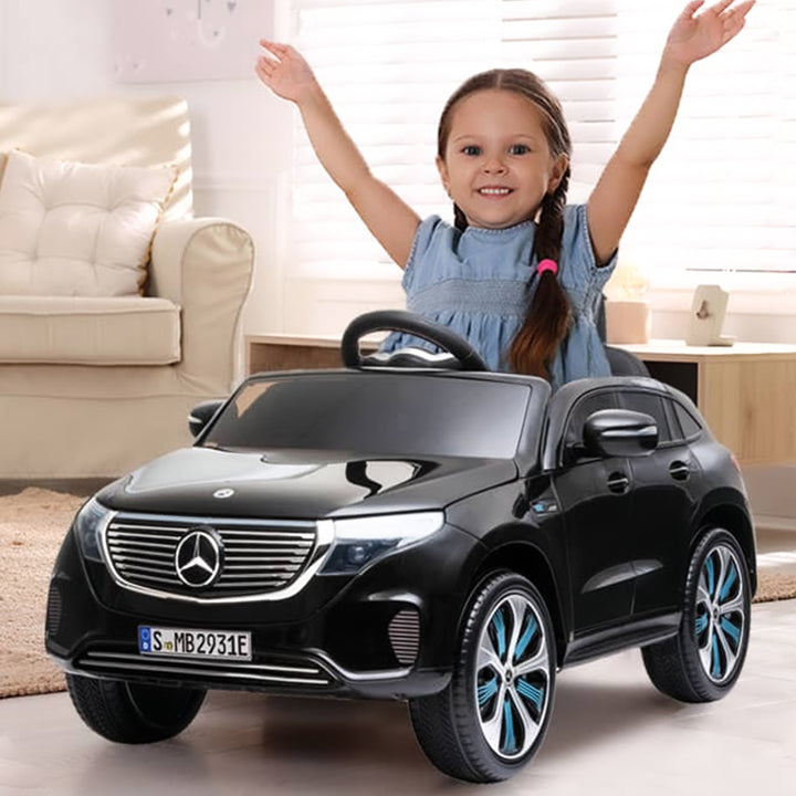 DAKOTT Mercedes Benz Crossover Battery Powered AWD Ride On SUV for Kids, Black - VMInnovations