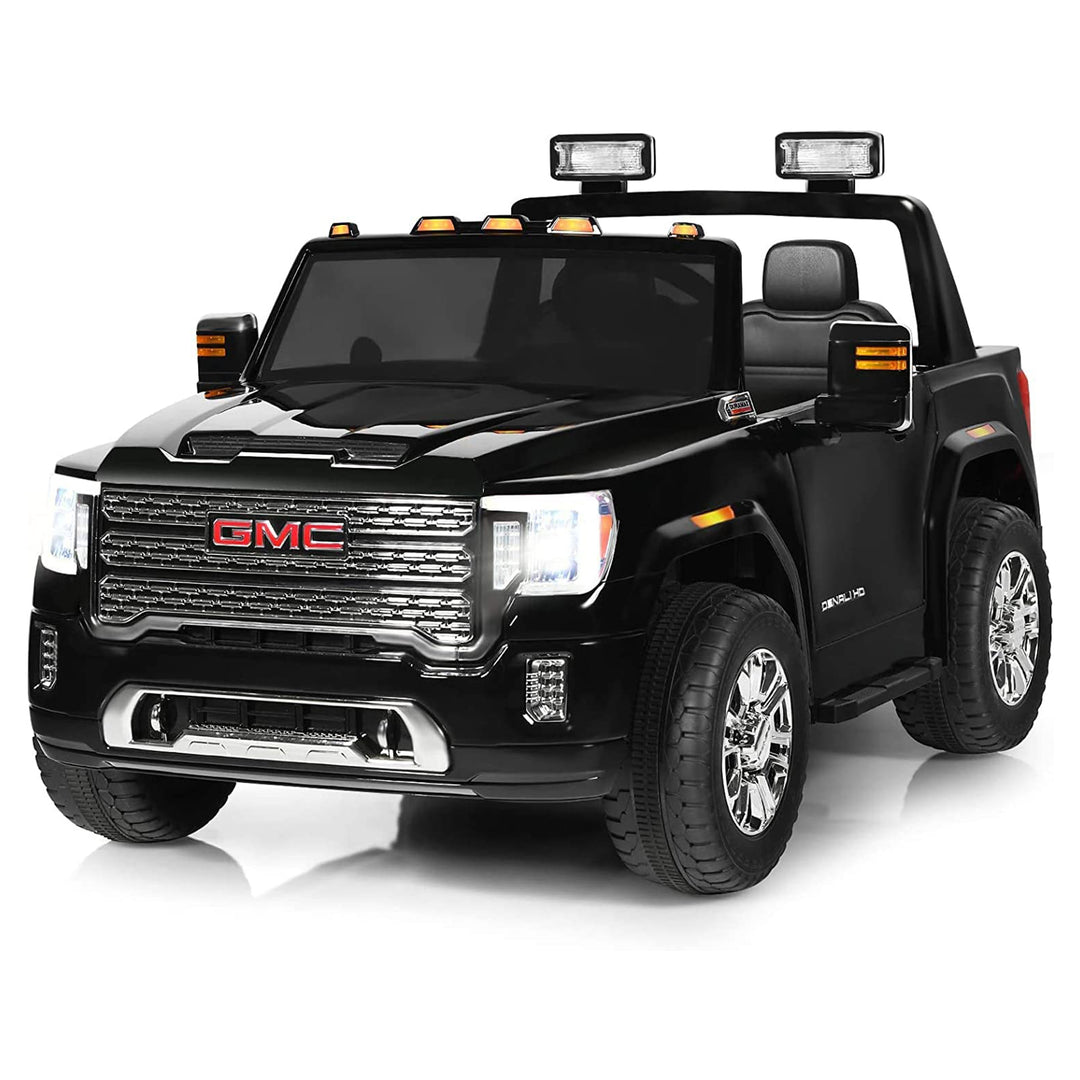 DAKOTT GMC Sierra Denali HD 2 Seater 12V Ride On Electric Vehicle, Black (Used) - VMInnovations