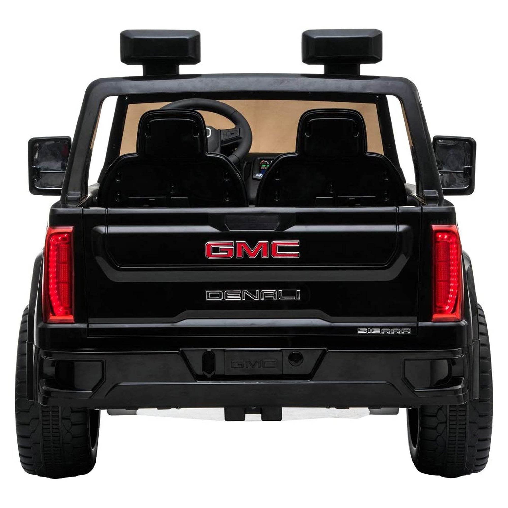 GMC Sierra Denali HD 2 Seater 12V Ride On Truck Electric Vehicle, Blk(For Parts) - VMInnovations