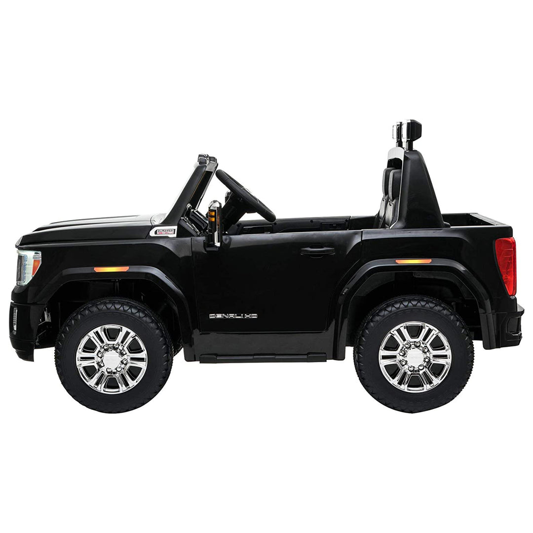DAKOTT GMC Sierra Denali HD 2 Seater 12V Ride On Electric Vehicle, Black (Used) - VMInnovations