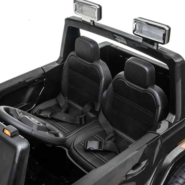 DAKOTT GMC Sierra Denali HD 2 Seater 12V Ride On Electric Vehicle, Black (Used) - VMInnovations