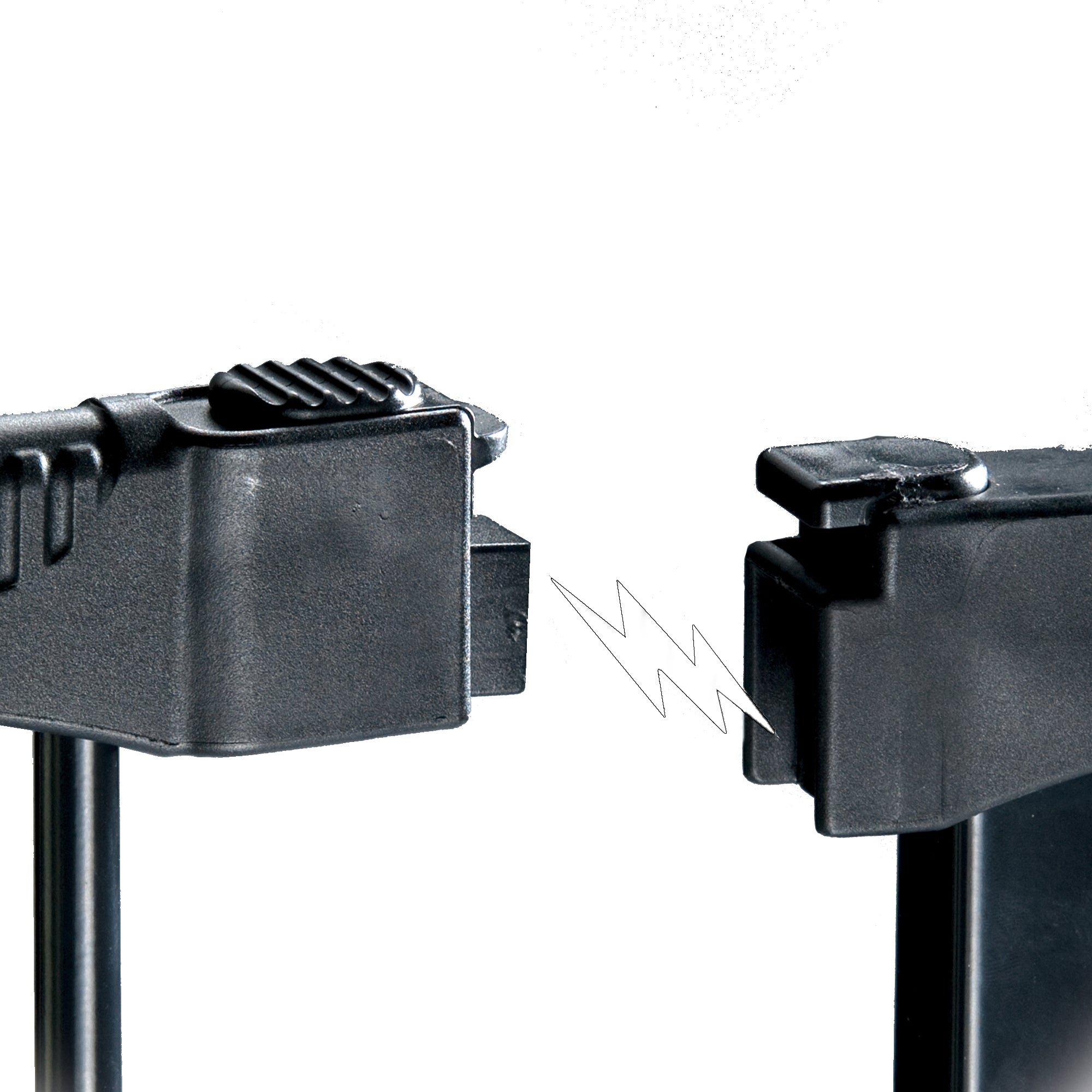 KidCo 30 Inch Door Mounted Magnet Locking Baby Safety Gate, Black (Used) - VMInnovations