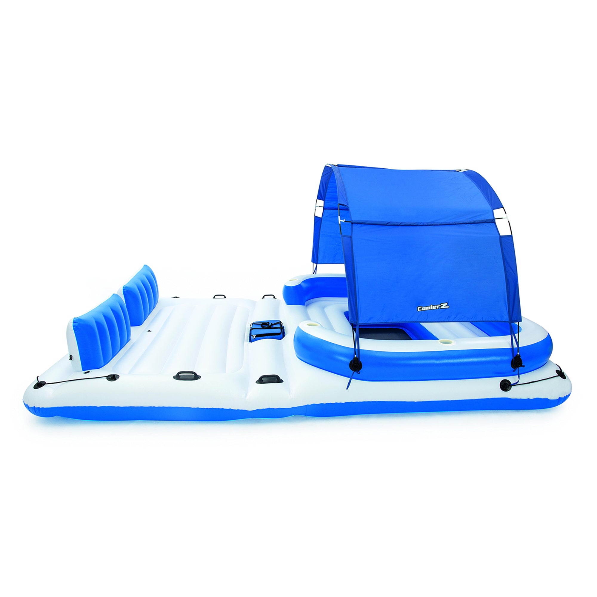 Bestway Hydro-Force Rapid Rider Tube & Tropical Breeze Party Island Water Float - VMInnovations