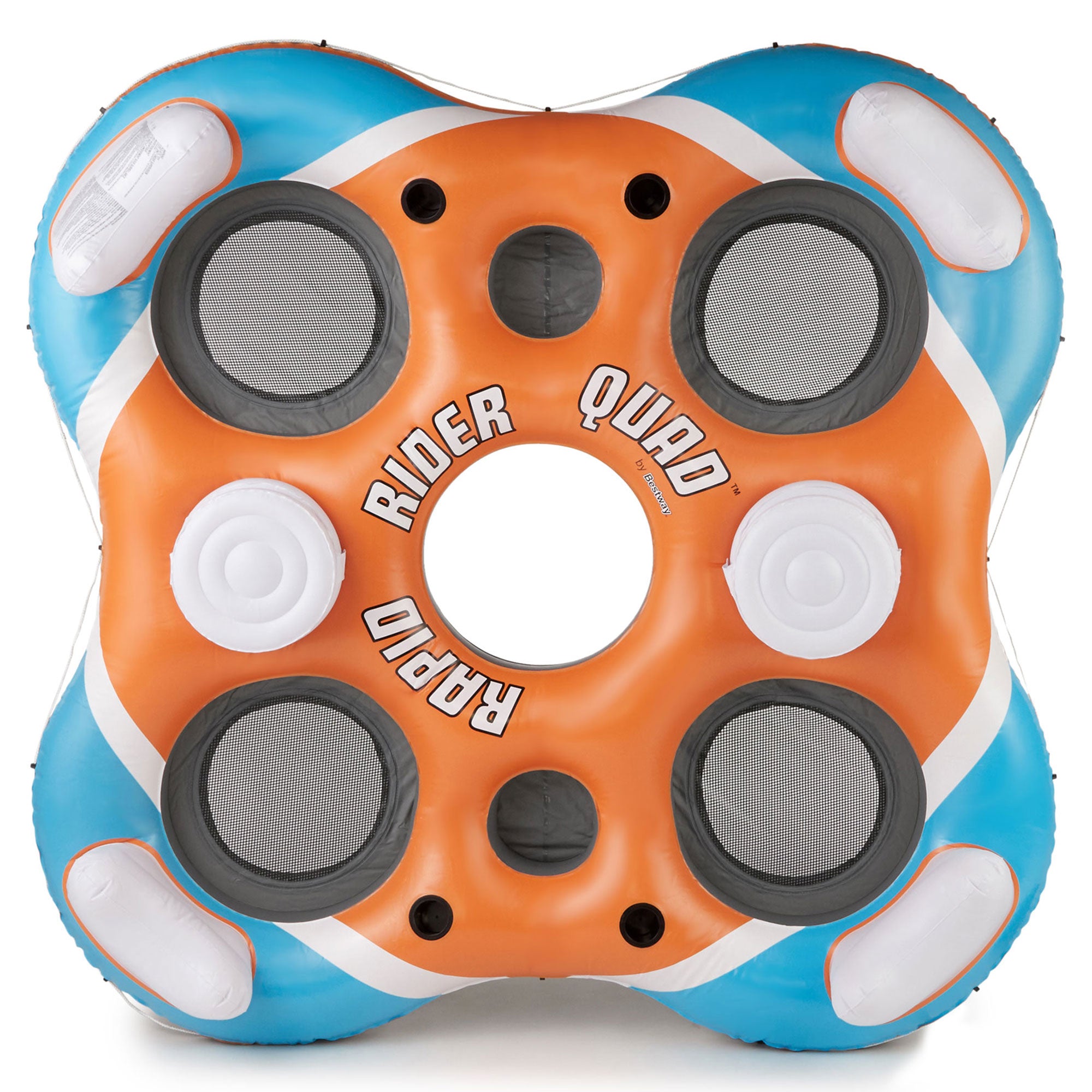 Bestway Hydro-Force Rapid Rider 4 Person Lounger and Double Water Tubes (2 Pack) - VMInnovations
