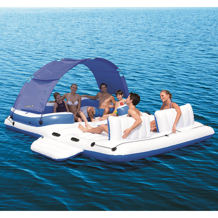 Bestway Hydro-Force X3 Innertube and Tropical Breeze Party Island Water Floats - VMInnovations
