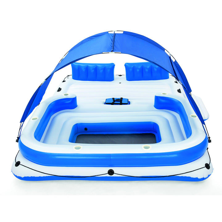 Bestway H2OGO! Inflatable Water Slide & Tropical Breeze Party Island Water Float - VMInnovations