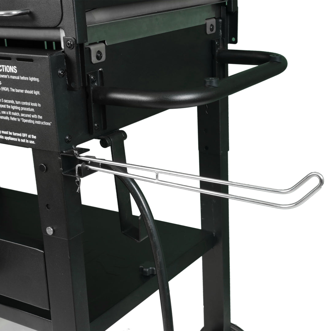 Razor Griddle Portable 2 Burner 30,000 BTU Gas Grill & Griddle Cart w/Shelves - VMInnovations