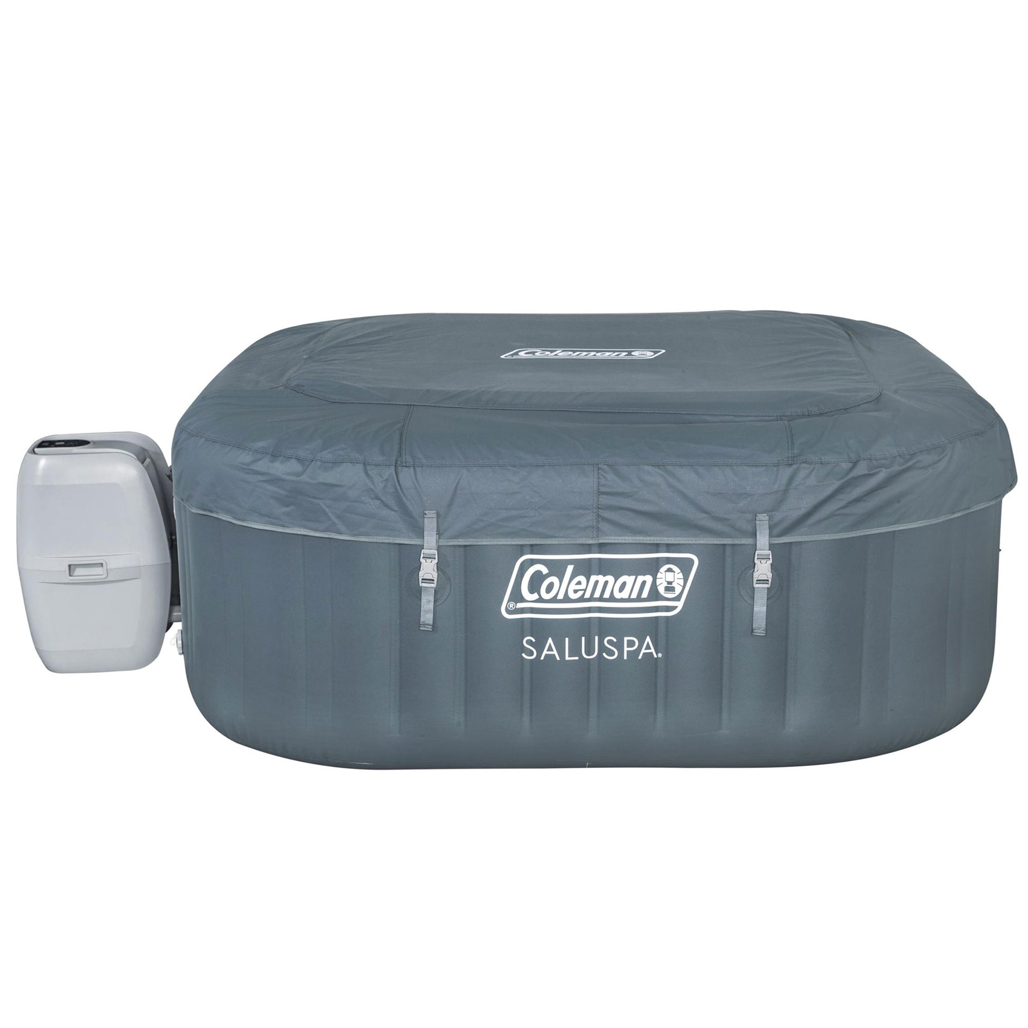 Coleman SaluSpa 6 Person Inflatable Hot Tub w/EnergySense DuraPlus Spa Cover