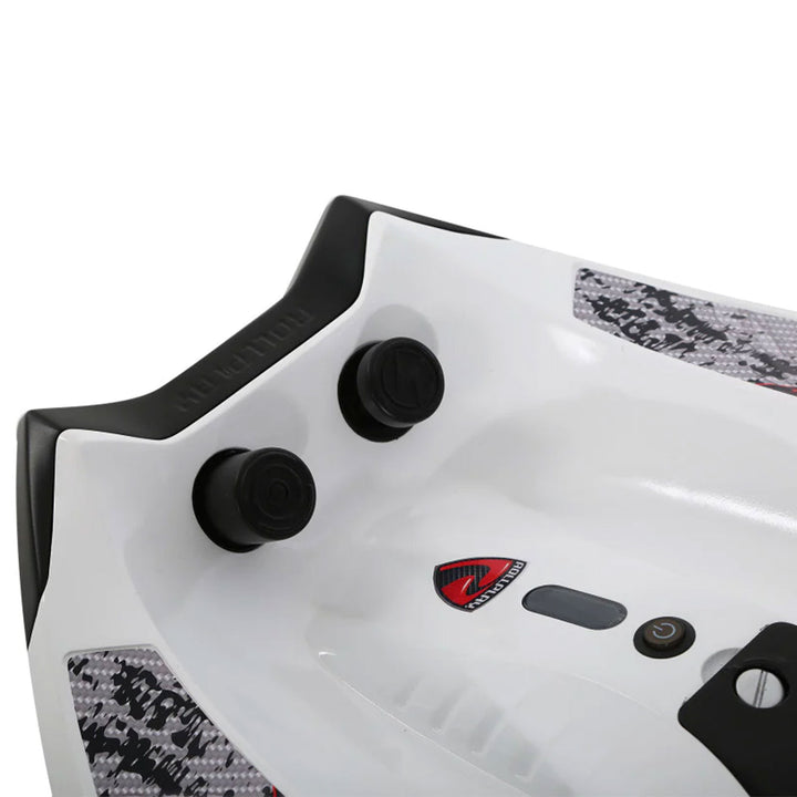 Rollplay Nighthawk 12 Volt Electric Rechargeable Ride On Toy Vehicle, White - VMInnovations