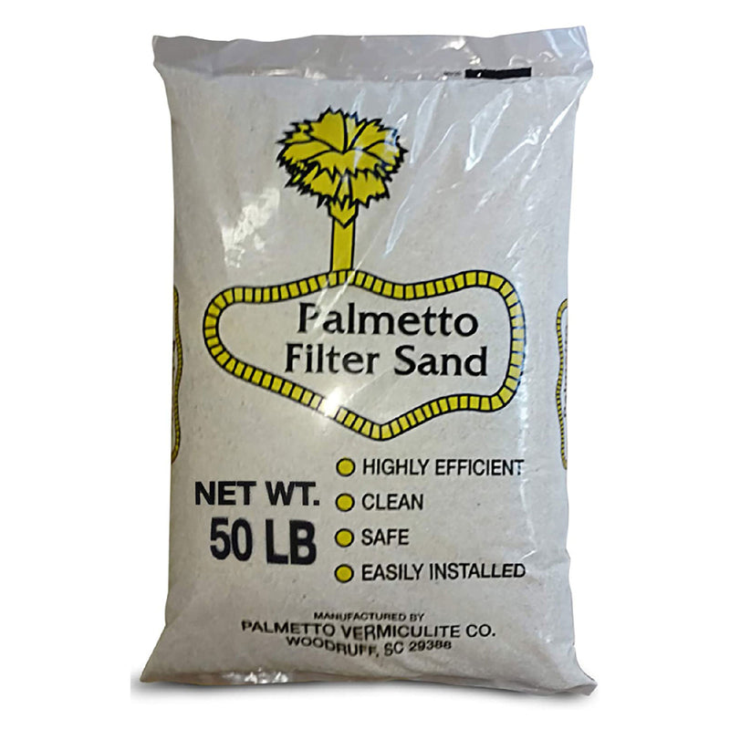 Palmetto Filter Sand for Residential Commercial Pool Filters, 50 lb (2 Pack)