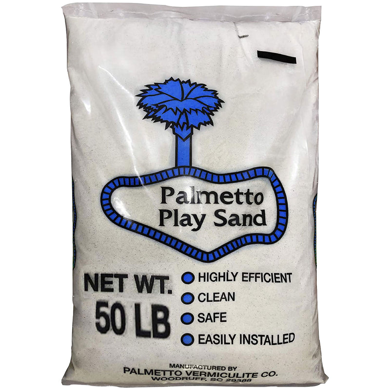Palmetto Natural Play Sand for Sand Box & Play Areas, 50 Pounds, Creme (4 Pack)