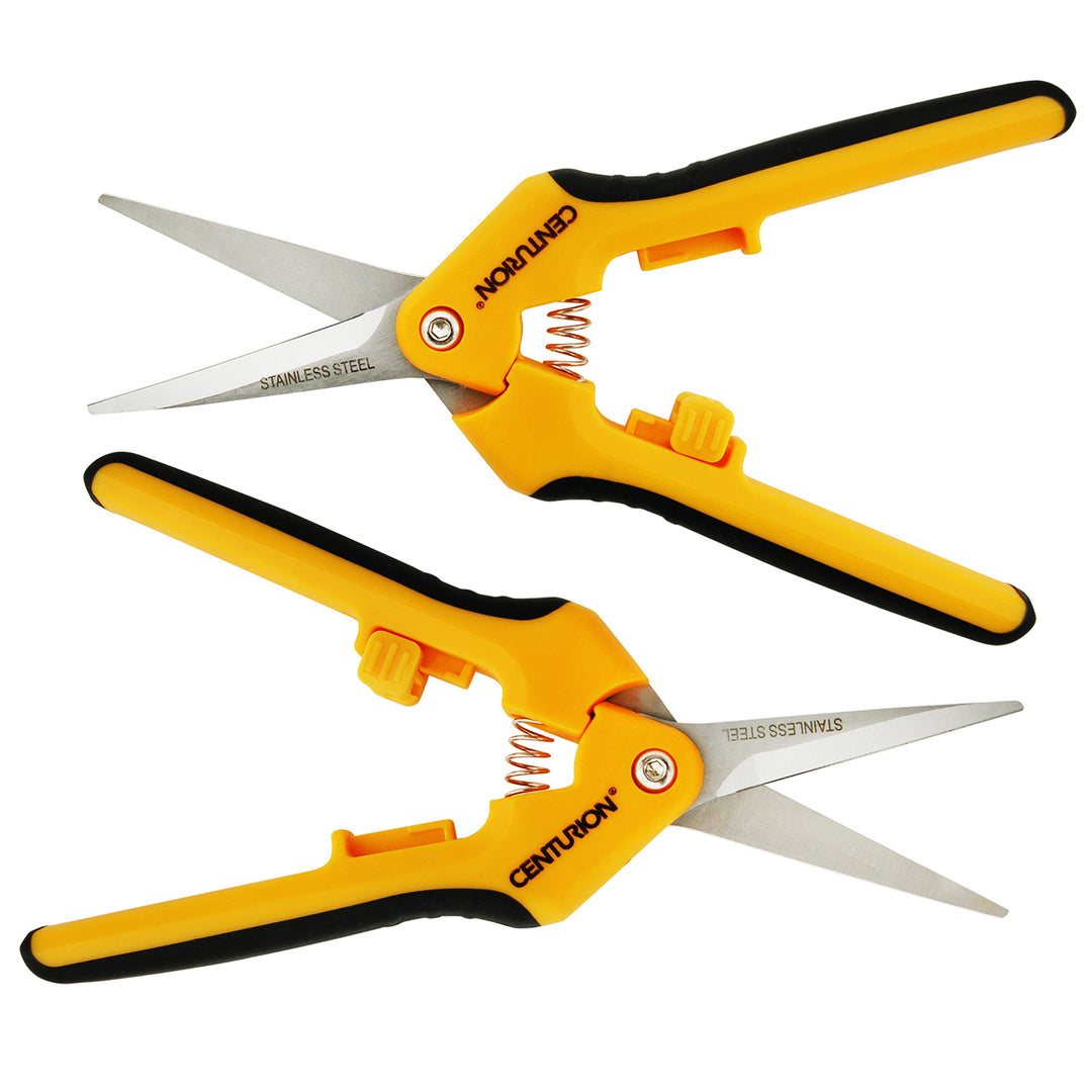 CENTURION Stainless Precision Snip Curved/Straight Pruning & Trimming Shear Set - VMInnovations