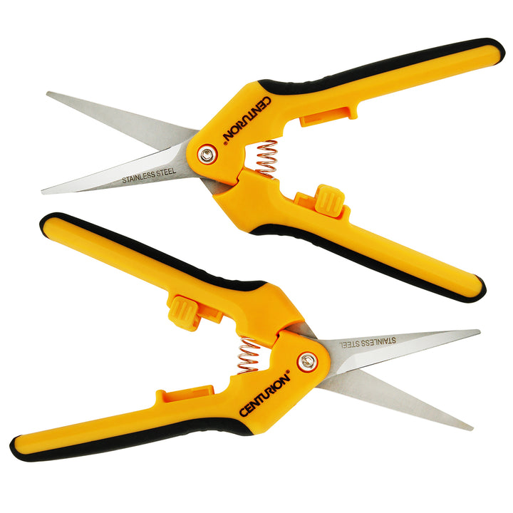 CENTURION Stainless Precision Snip Curved/Straight Pruning & Trimming Shear Set - VMInnovations