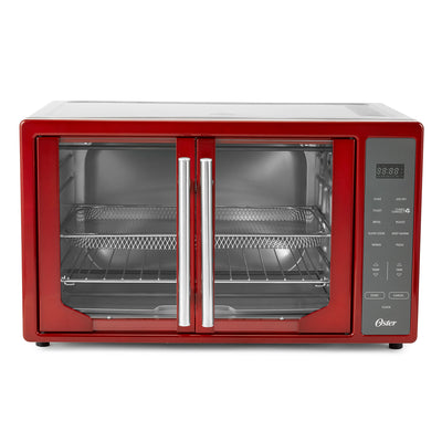 Oster French Door Convection Toaster Oven w/ XL Interior, Red (For Parts)