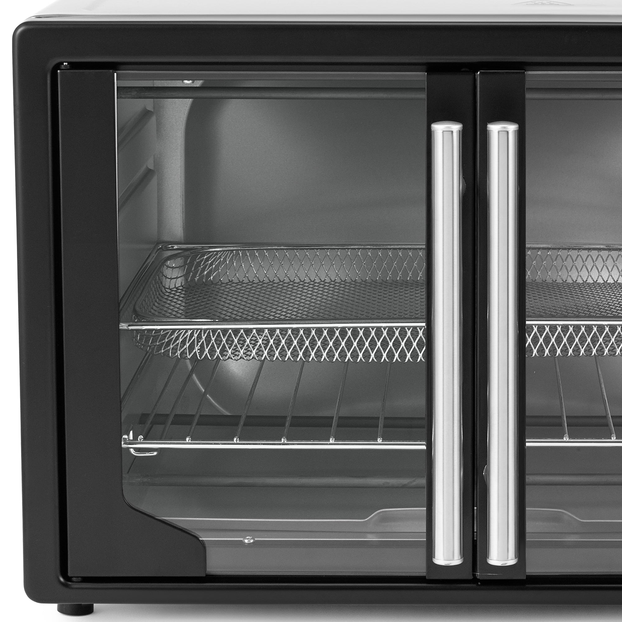 Oster French Door Turbo Convection Toaster Oven w/ XL Interior, Black (Open Box) - VMInnovations