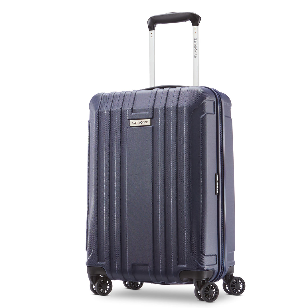 Samsonite New Castle Hardside Luggage w/Adjustable Handle, 2pc, Navy (Used) - VMInnovations