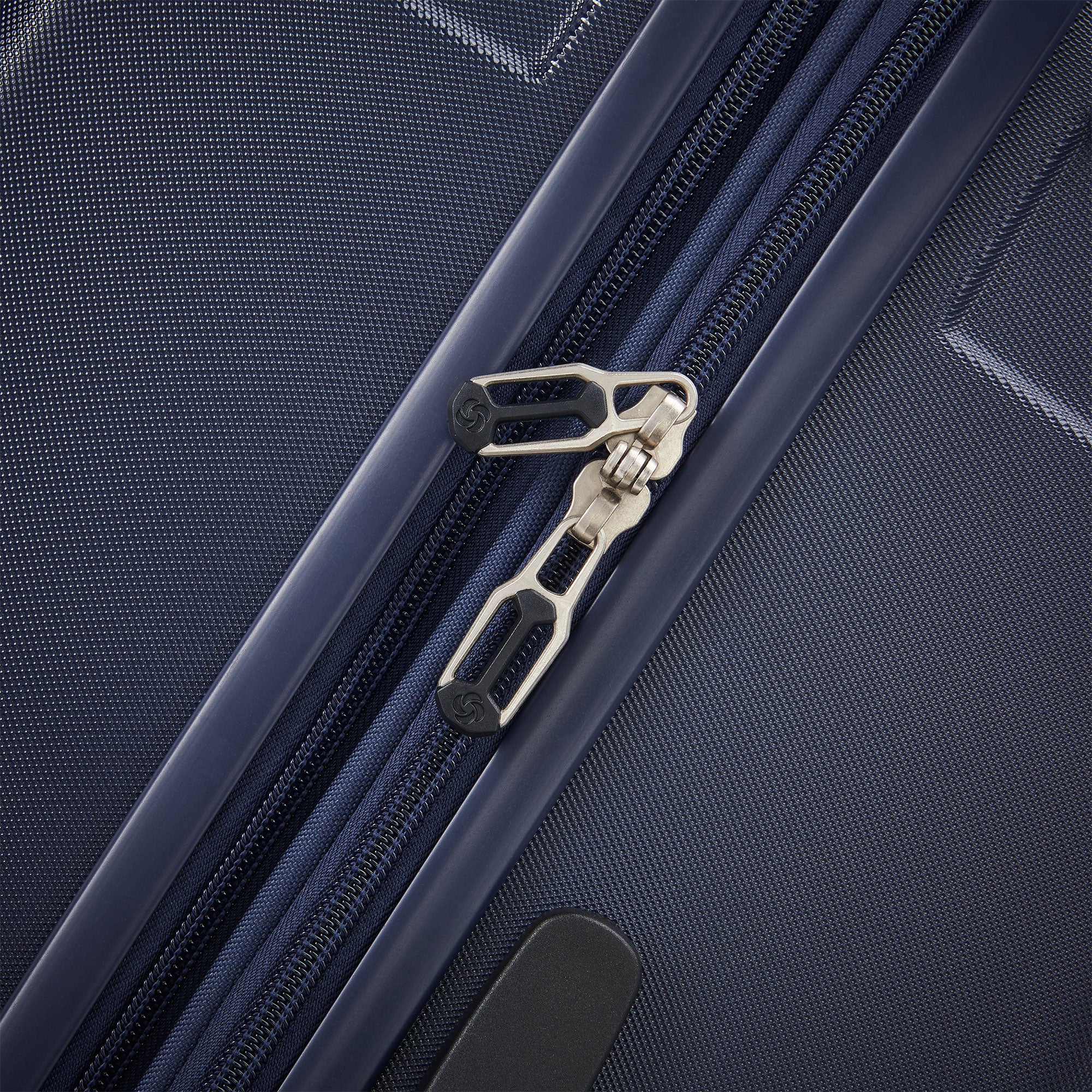 Samsonite New Castle Hardside Luggage w/Adjustable Handle, 2pc, Navy (Used) - VMInnovations