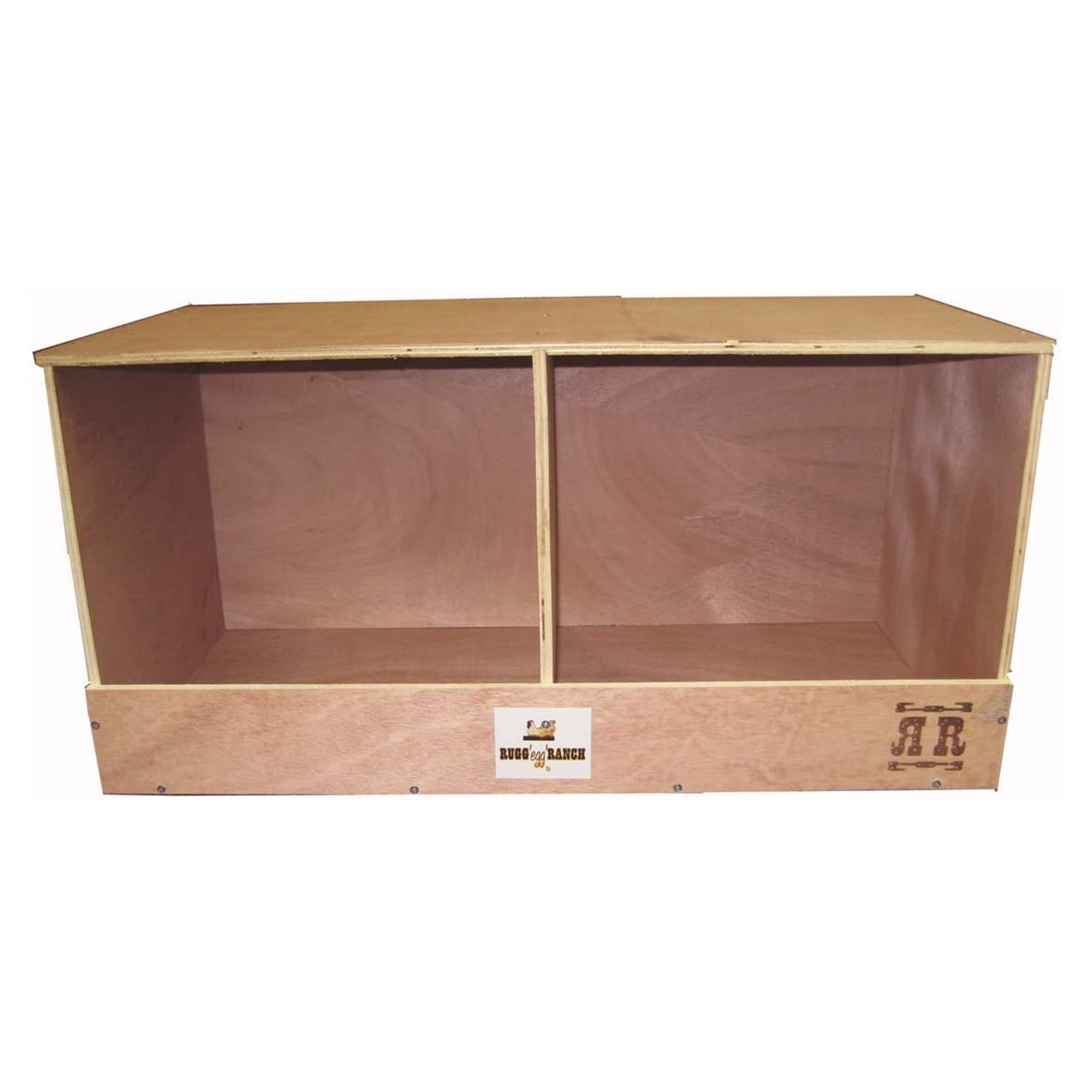 Rugged Range Products Duplex Chicken Coop Nesting Box for 2 to 4 Hens (4 Pack) - VMInnovations