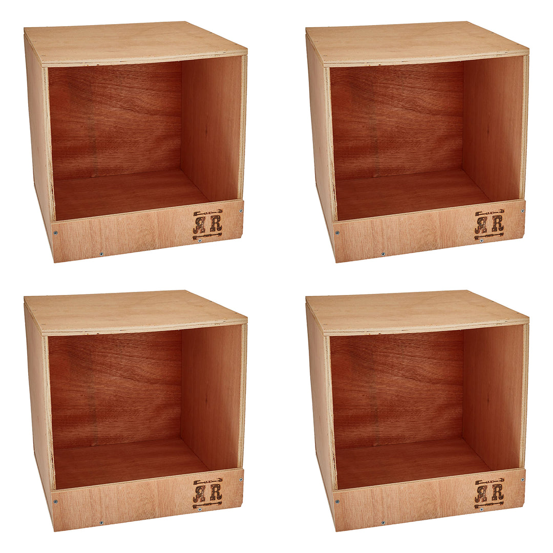 Rugged Range Products Studio Chicken Coop Nesting Box for 1 to 2 Hens (4 Pack) - VMInnovations