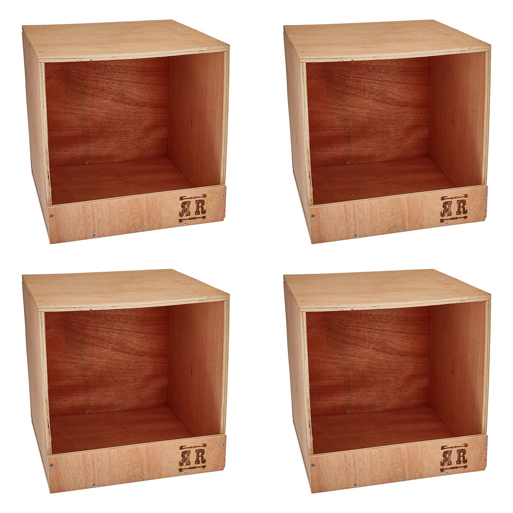 Rugged Range Products Studio Chicken Coop Nesting Box for 1 to 2 Hens (4 Pack) - VMInnovations