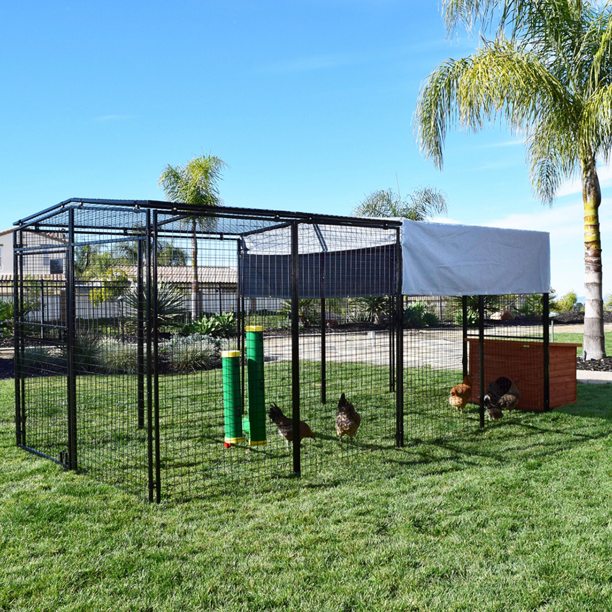 Rugged Ranch High End Hen 2 Gallon Poultry Waterer and Mounting System (4 Pack) - VMInnovations