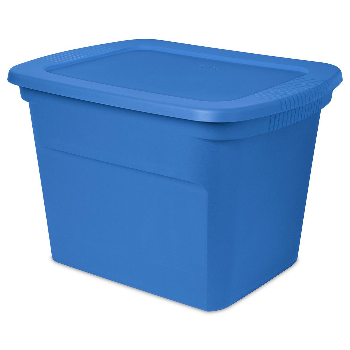 Sterilite 18 Gallon Stackable Storage Tote Container w/ Handles, Blue (32 Pack)