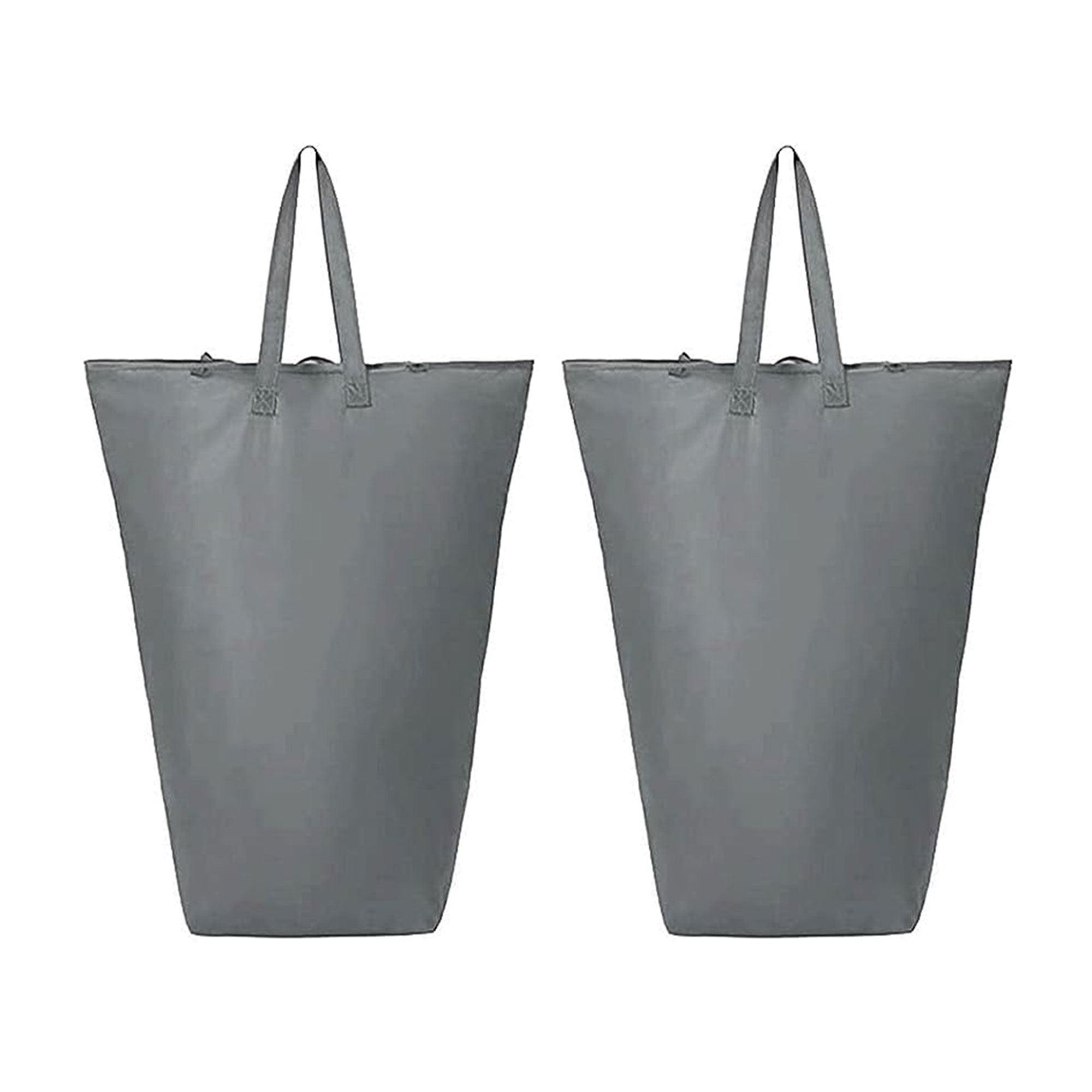 WOWLIVE 154L Fabric Double Laundry Hamper w/Lid & Removable Bags, Gray (Used) - VMInnovations