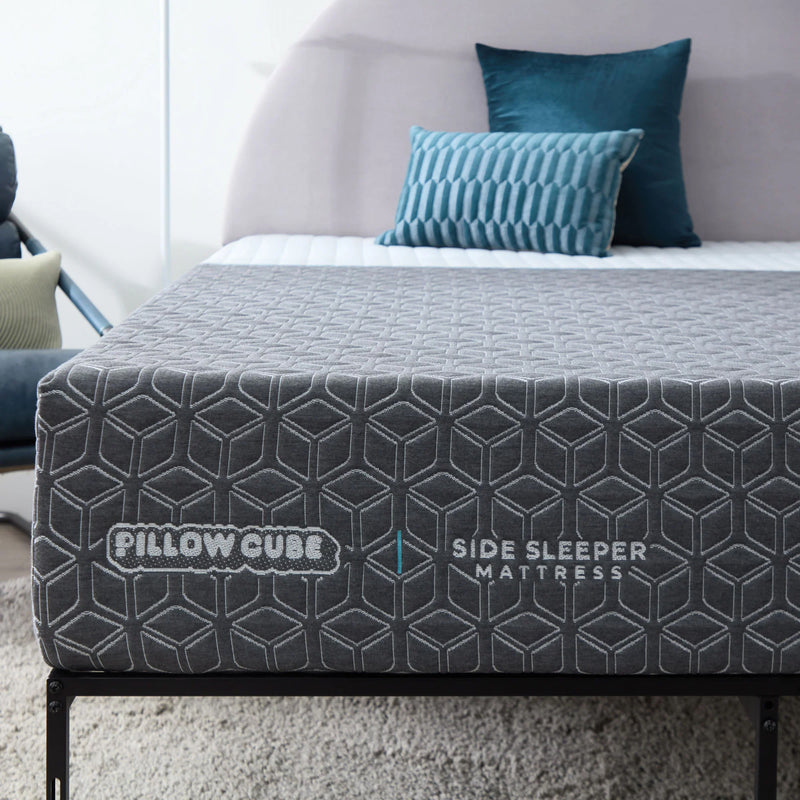 Pillow Cube Deluxe 4 Layer Comfort Queen Mattress Pad for Side Sleeper Support