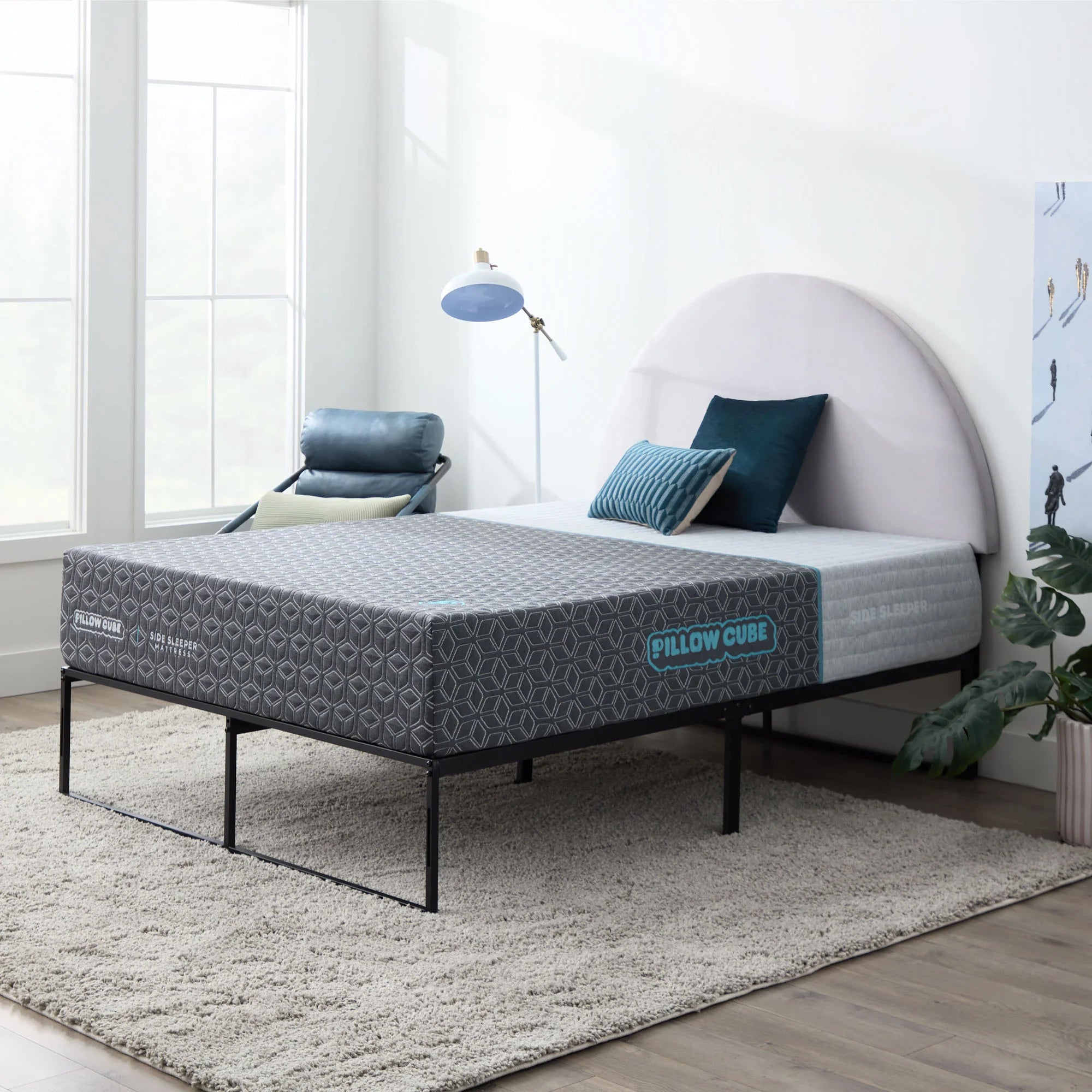 Pillow Cube 4 Layer Comfort King Mattress Pad for Side Sleeper Support(Open Box) - VMInnovations