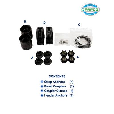 FAFCO Panel Installation Kit for In-Ground Swimming Pool Solar Heating Systems