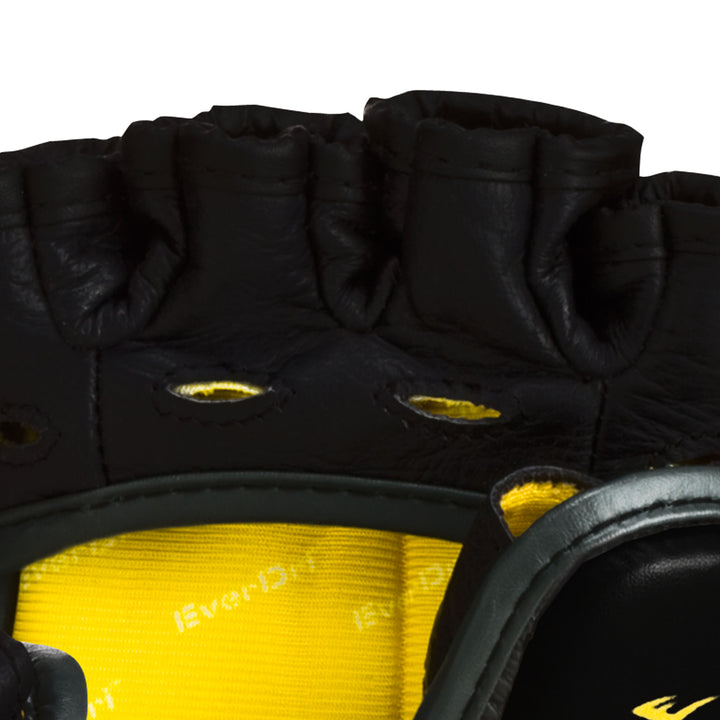 Everlast Pro Style MMA Grappling Training Gloves w/Full Wrist Strap, L/XL, Black - VMInnovations