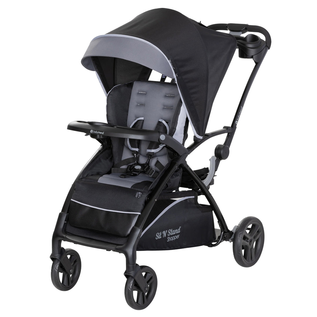 Baby Trend Sit N' Stand Stroller w/Canopy & EZ-Lift Plus Infant Car Seat, Stormy - VMInnovations