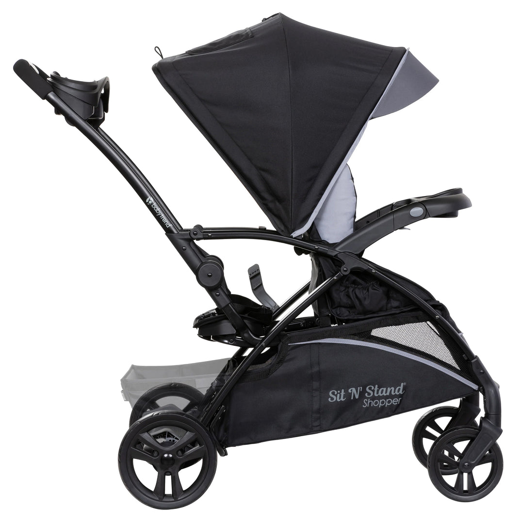 Baby Trend Sit N' Stand Stroller w/Canopy & EZ-Lift Plus Infant Car Seat, Stormy - VMInnovations