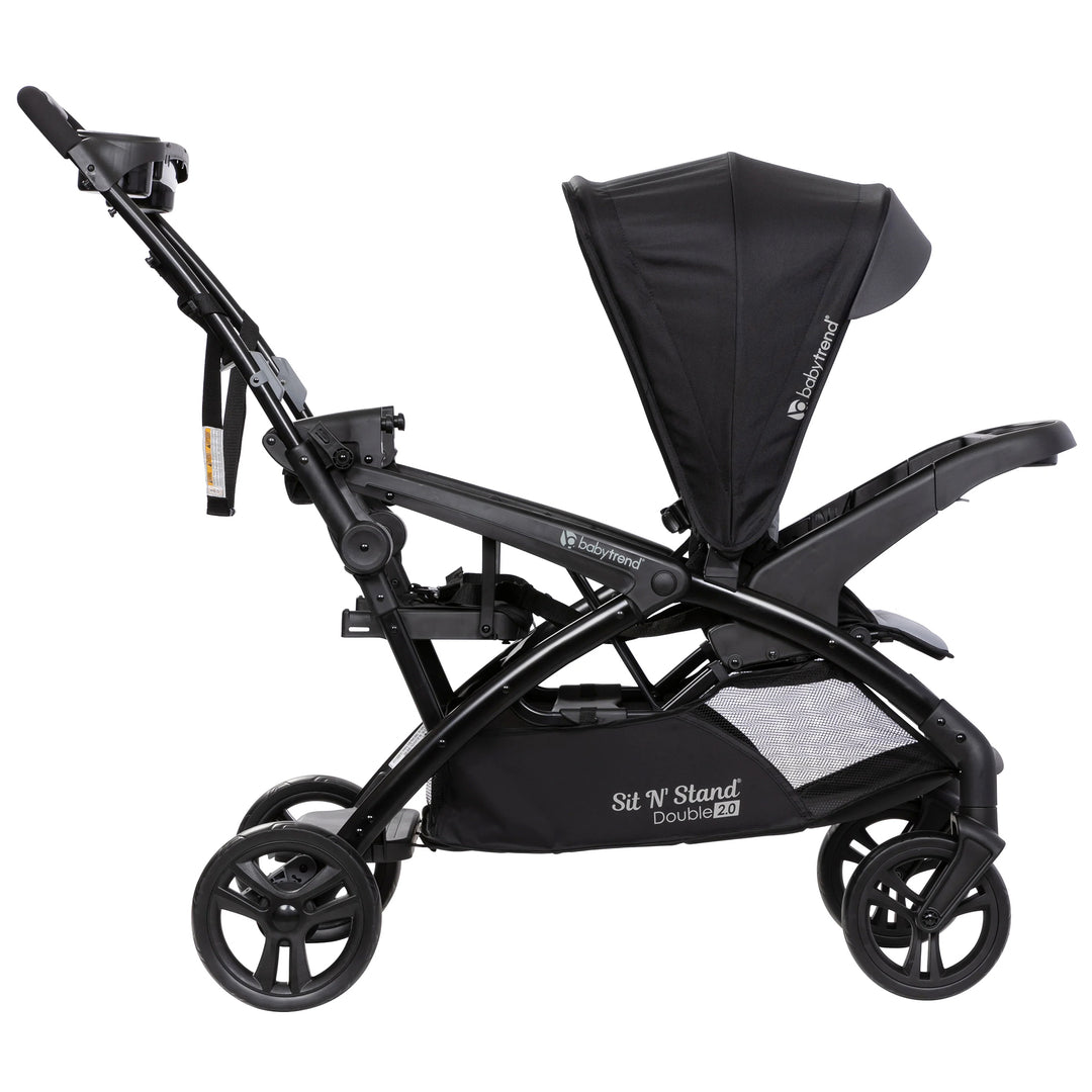 Baby Trend Sit N Stand Double Stroller with EZ-Lift Plus Infant Car Seat, Stormy - VMInnovations