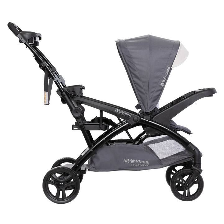 Baby Trend Sit N' Stand Double Stroller w/EZ-Lift Plus Infant Car Seat, Magnolia - VMInnovations