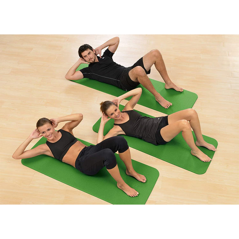 AIREX Fitline Closed Cell Foam Fitness Mat for Gym , Yoga & Pilates, Lime (Used)