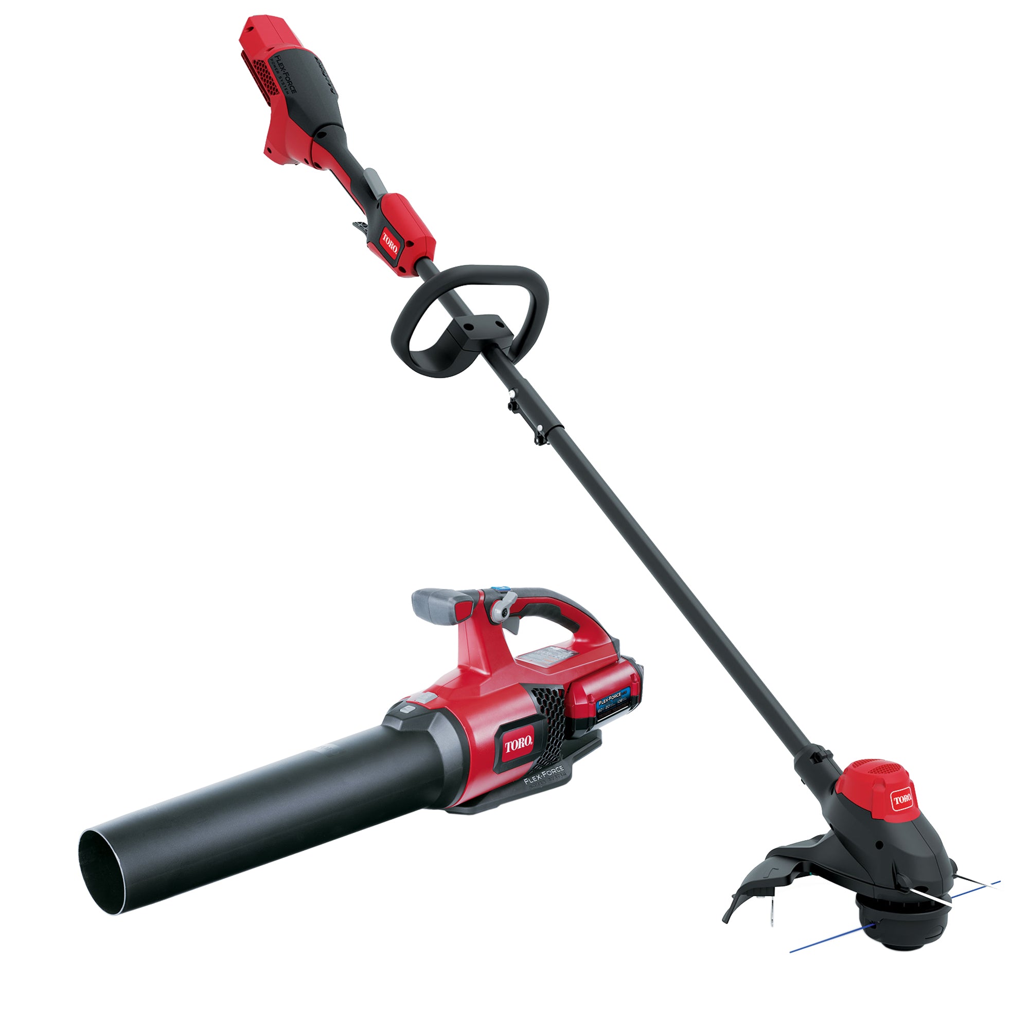 Toro Flex Force 60V Max Yard Tool Combo Kit Leaf Blower and 13'' String Trimmer
