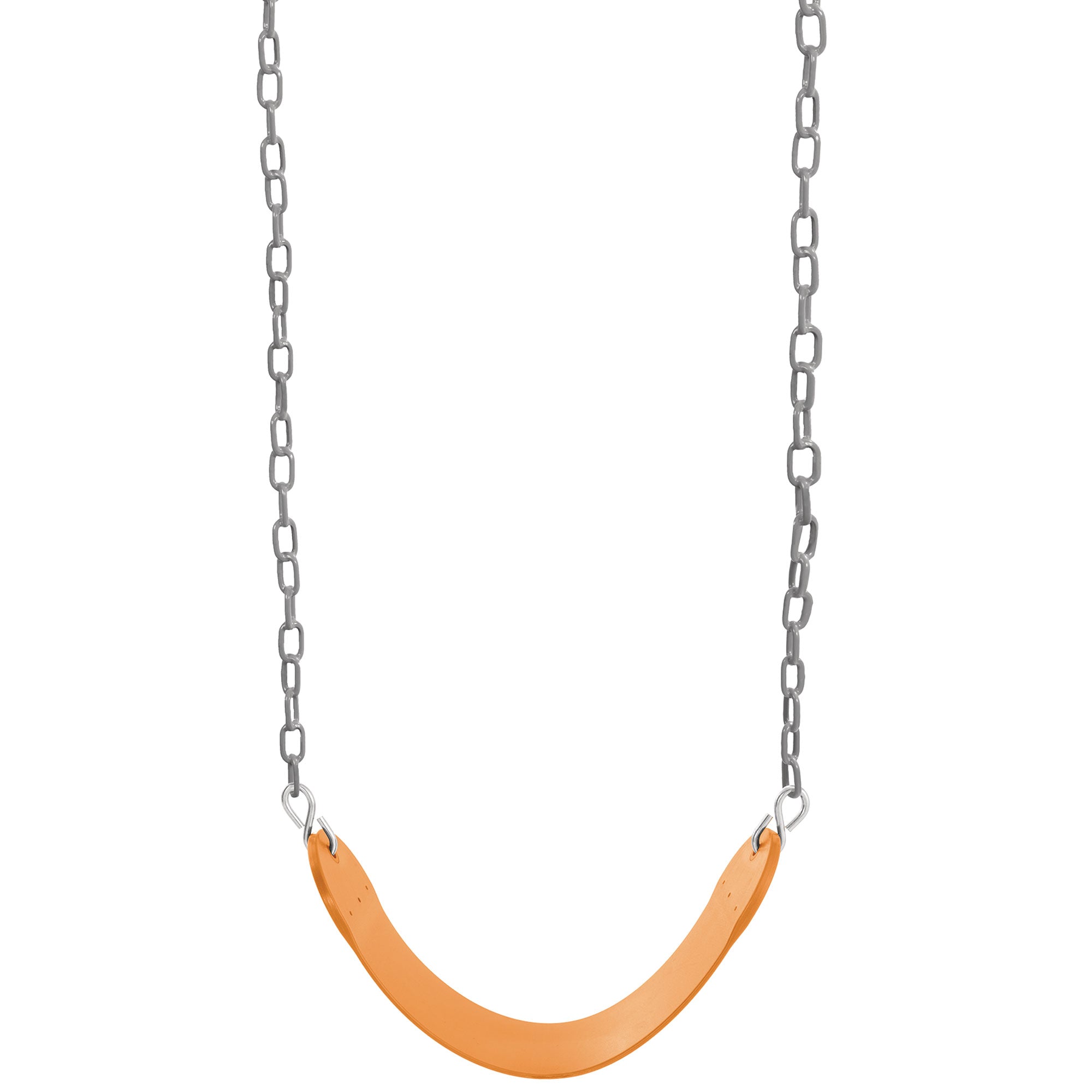 Two Feature Colored Playground Swing Set with Trapeze Bar for Kids, Gray (Used) - VMInnovations