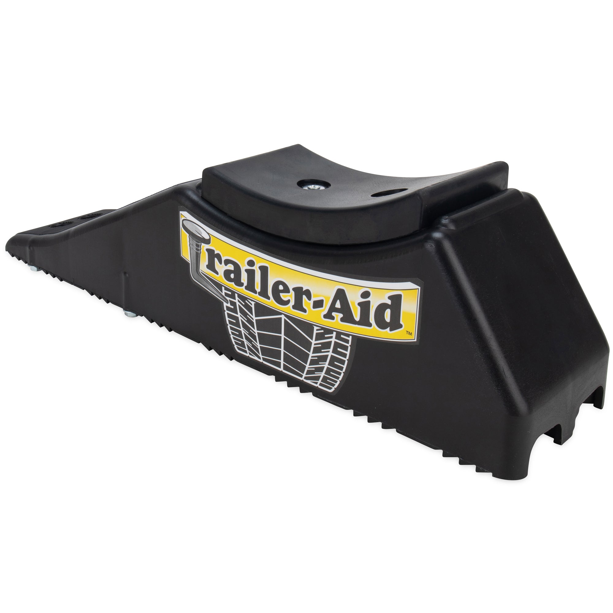 Camco Trailer Aid PLUS Tandem Trailer Tire Changing Ramp with 5.5" Lift, Black - VMInnovations