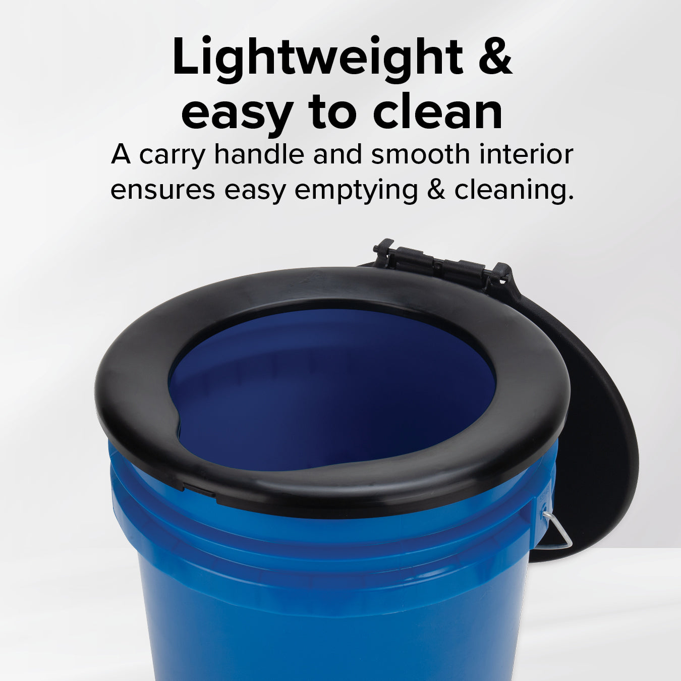 Camco RV Portable Outdoor 5 Gallon Toilet Bucket Kit with Seat & Lid Attachment