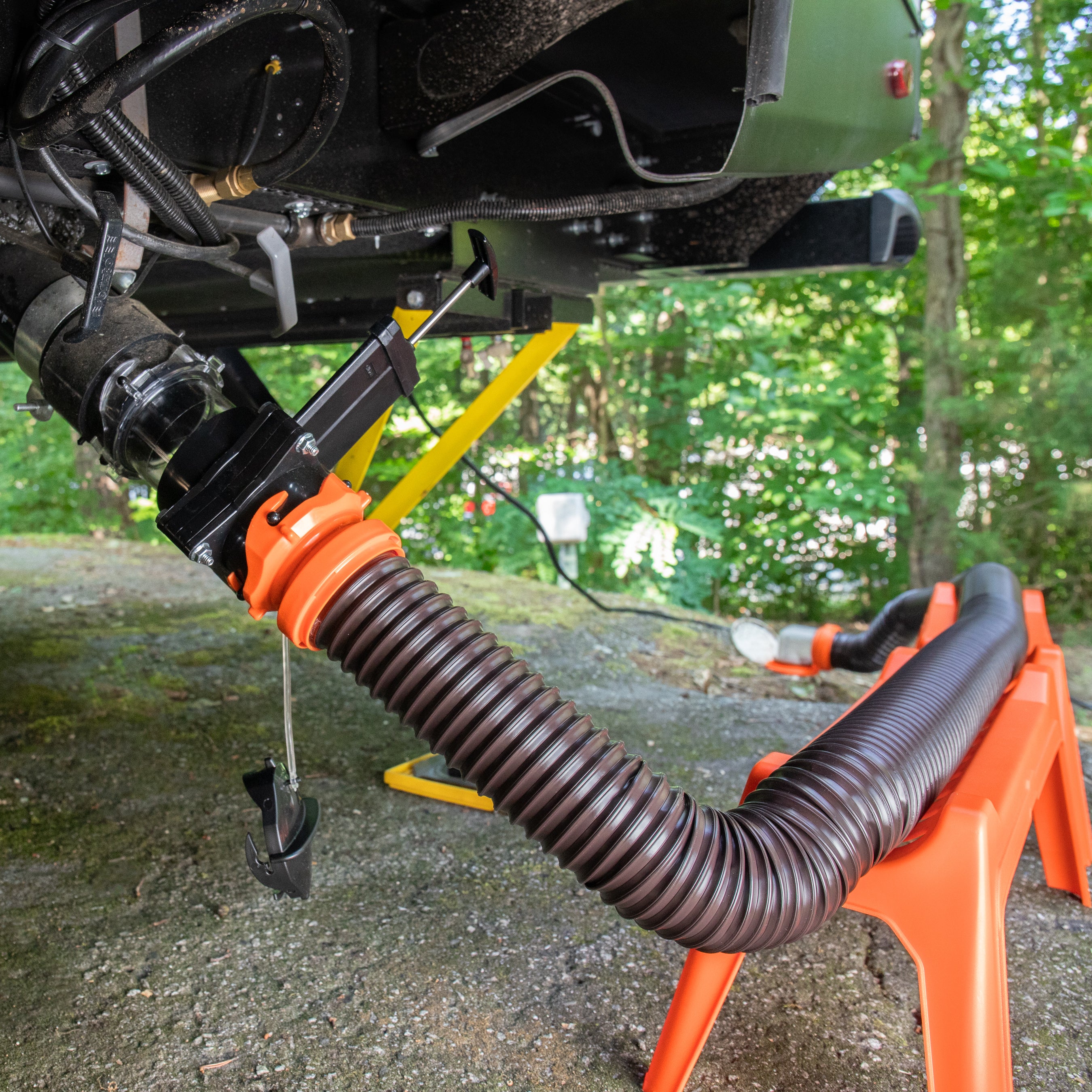 Camco Rhino Nesting RV Sewer Hose Support Kit for Stable Drainage, (Set of 5) - VMInnovations