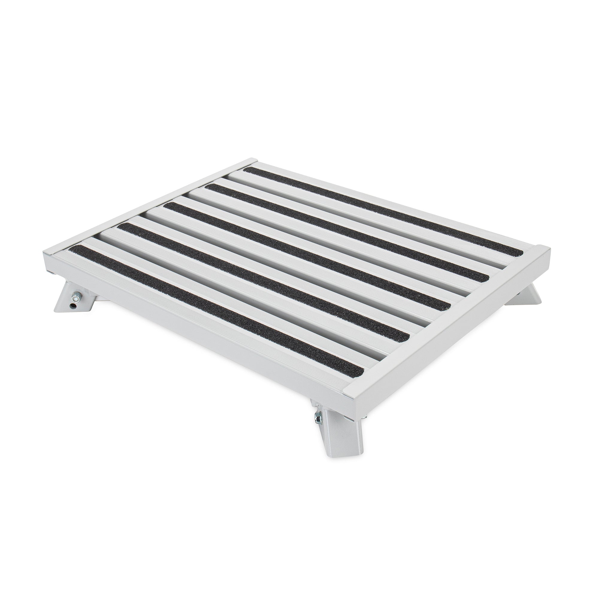 Camco 43677 Fixed Height Aluminum Platform Step Stool with Rubber Feet(Open Box) - VMInnovations