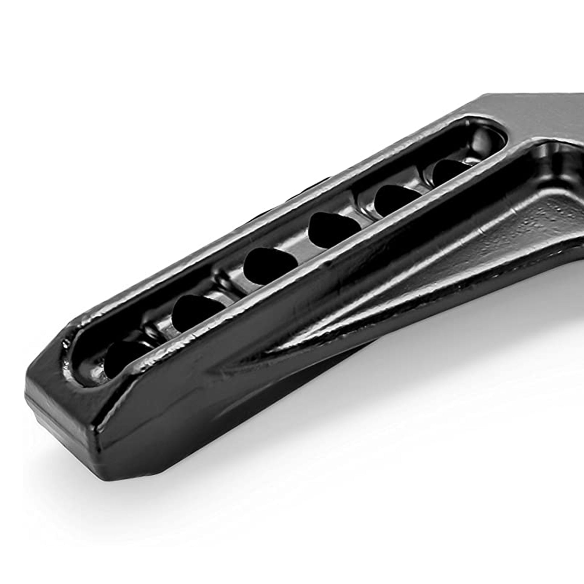 Camco Eaz-Lift Durable 2" Powder Coated Alloy Steel Forged High-Low Shank, Black - VMInnovations
